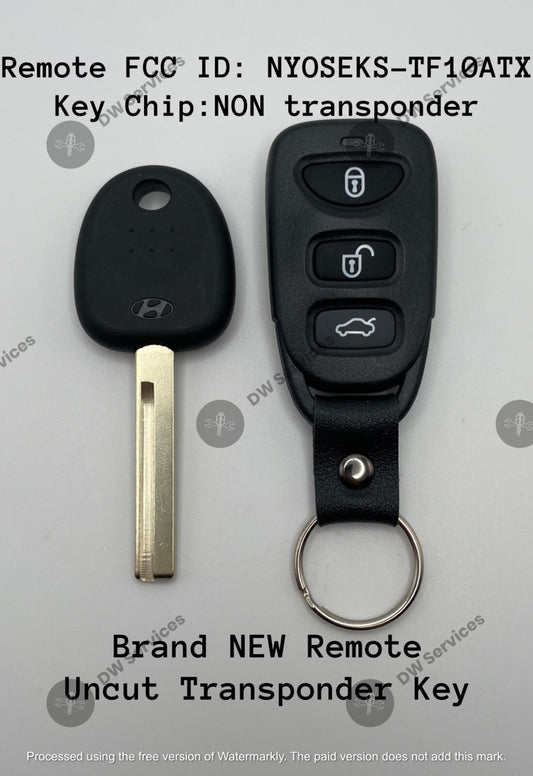 NEW! Hyundai Veloster keyless remote FOB NYOSEKS-TF10ATX NONtransponder key HY18