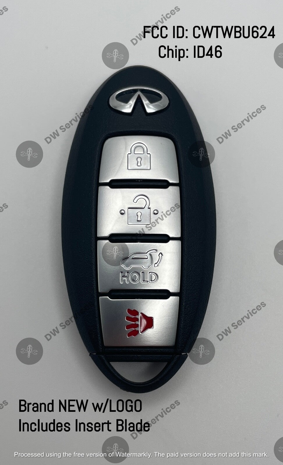 NEW! Infiniti QX56 2008 2009 2010 PROXIMITY Remote SMART key FOB CWTWBU624