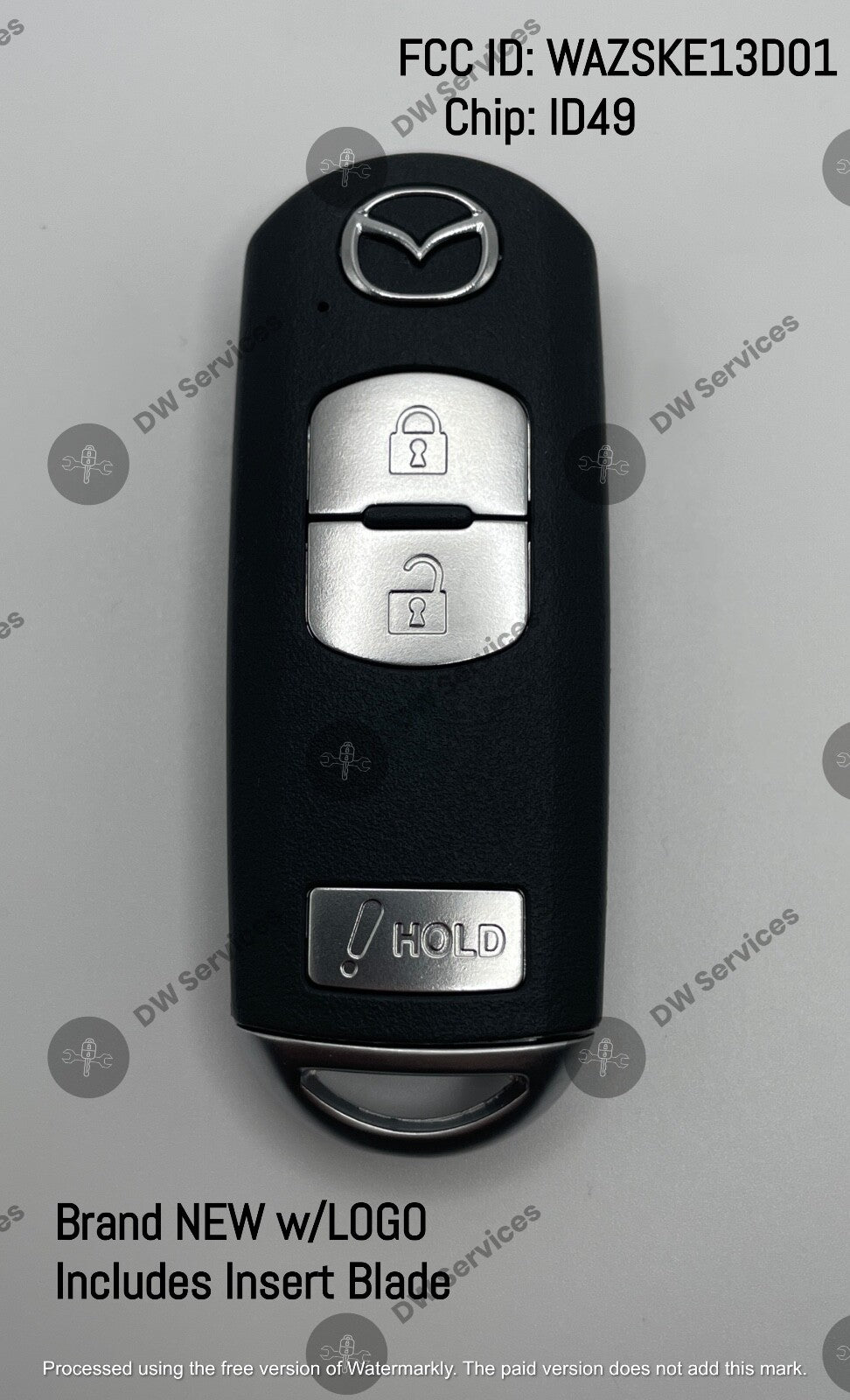 NEW! GENUINE OEM Mazda CX-3 / CX-5 / CX-9 / 3 5 remote SMART key Fob WAZSKE13D01