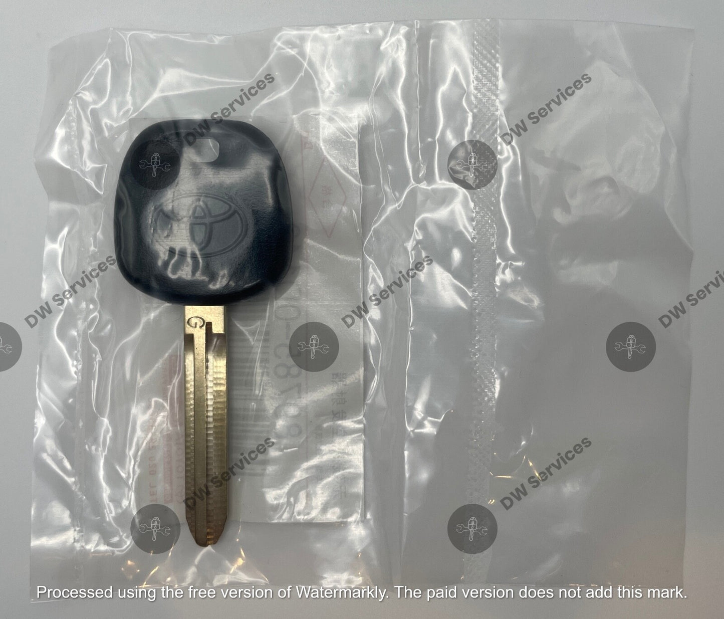 NEW! OEM Genuine Toyota Transponder G Chip 4d-72 Ignition Car Key TOY44G