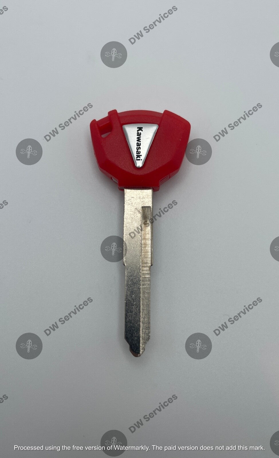NEW! KAWASAKI Motorcycle Key Blank! NINJA Versys Vulcan Z 2010-2023 RED Color