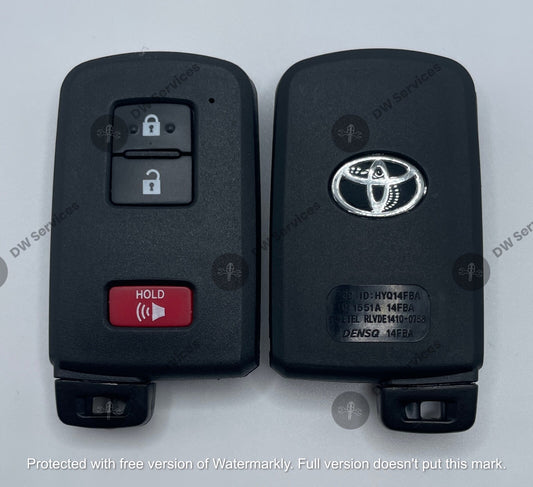 NEW! OEM GENUINE Toyota PROXIMITY remote SMART key FOB HYQ14FBA AG BOARD 2110
