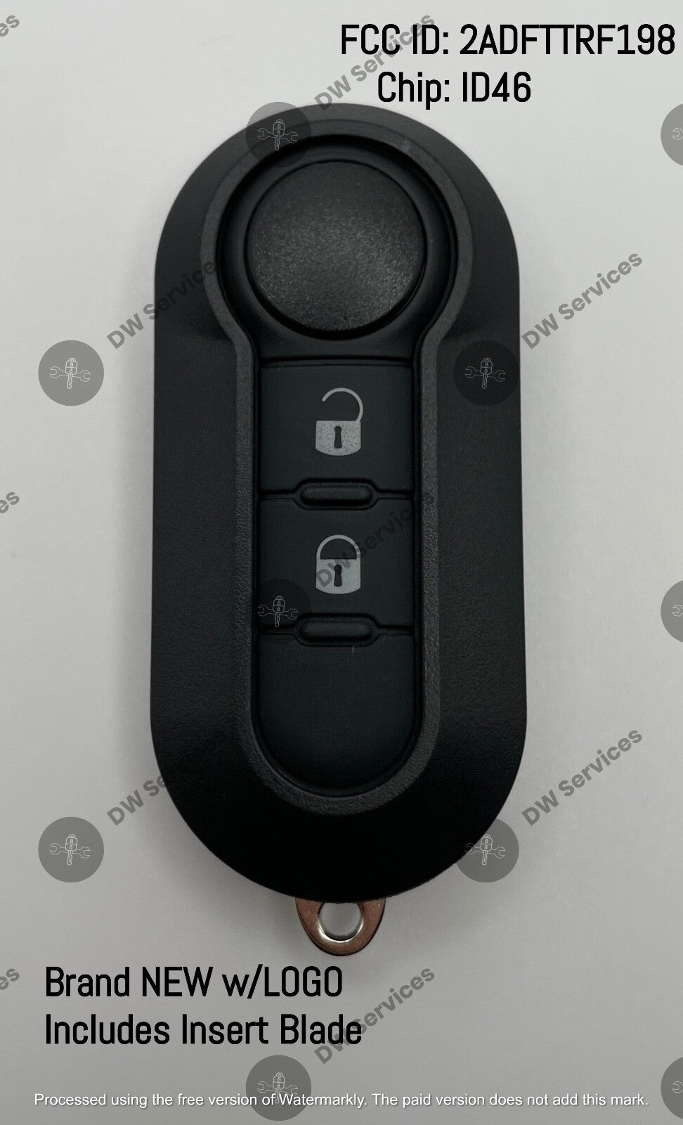 NEW! RAM Promaster 2015 - 2022 Remote Flip Key Fob RX2TRF198 2ADPXTRF198 Marelli