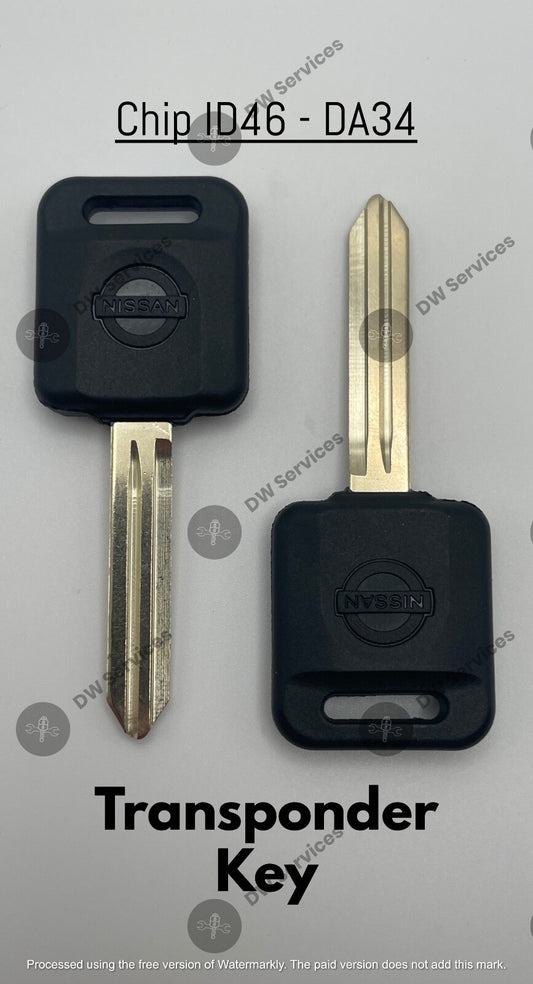 2x NEW! OEM Nissan Transponder Chip 46 Ignition Car Key Replacement NI04T NI04 B